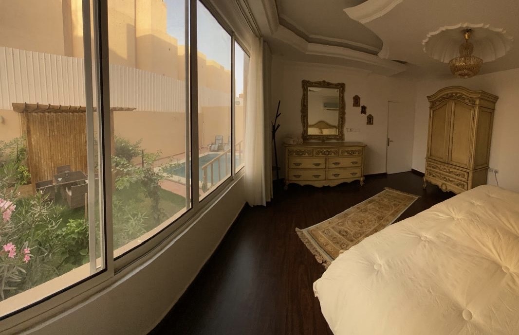 شقه مع مسبح خاص وحديقه حي المحمديه