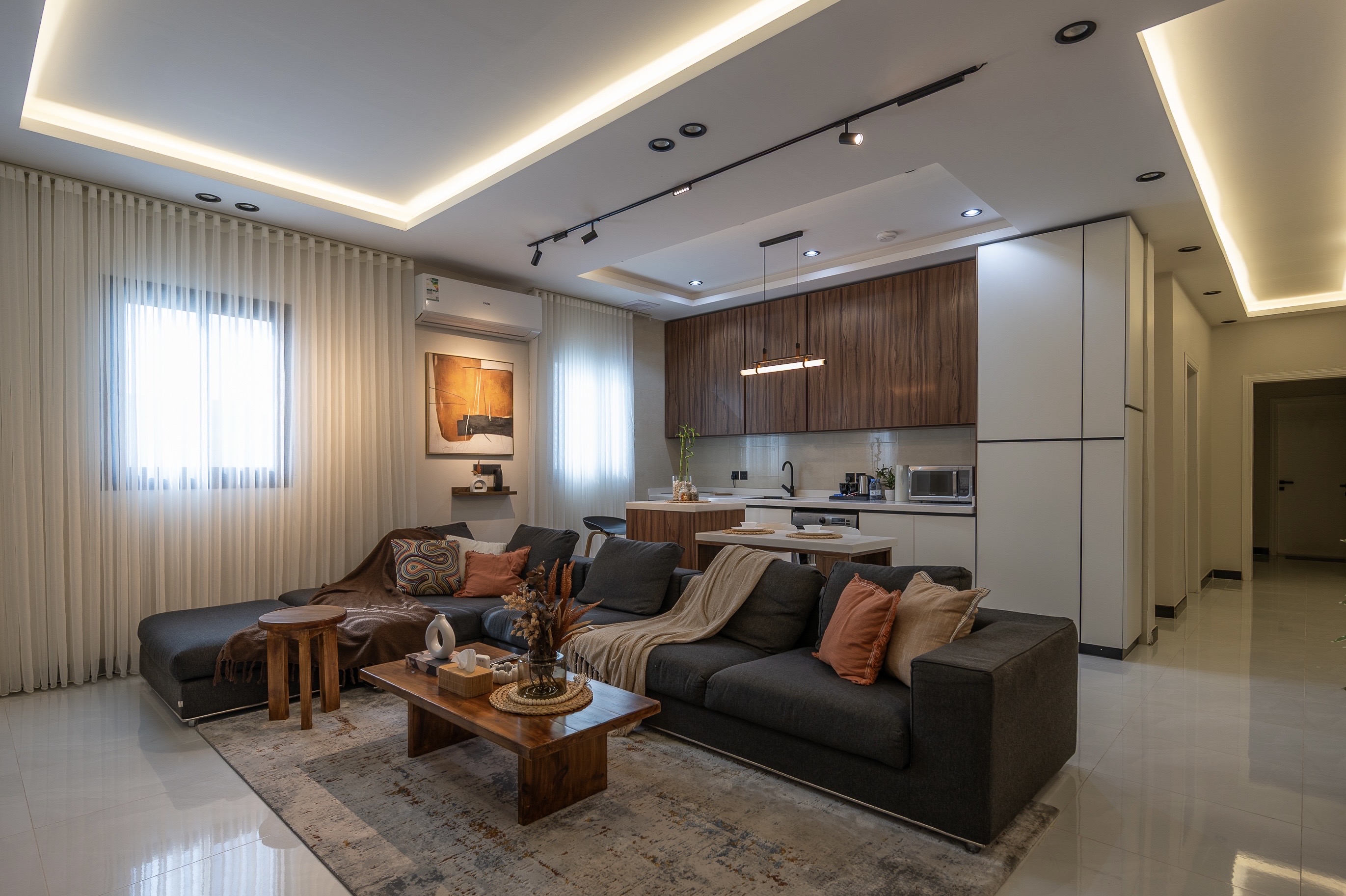 وحده فندقيه غرفتين نوم بالقرب المطار