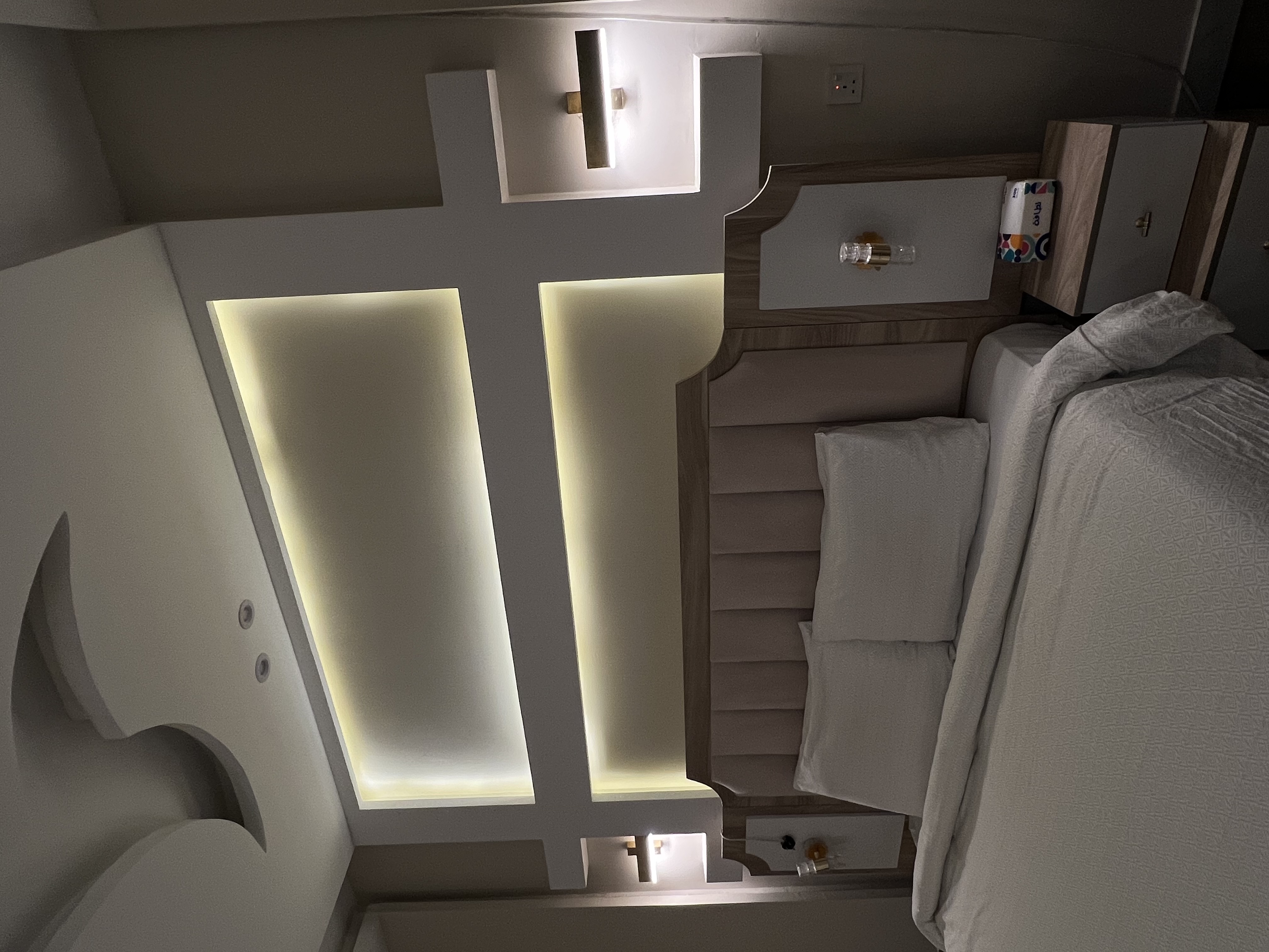 شقه غرفتين نوم وغرفه معيشه