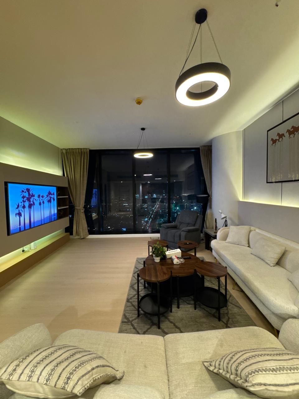 شقه غرفه وصاله في برج رافال