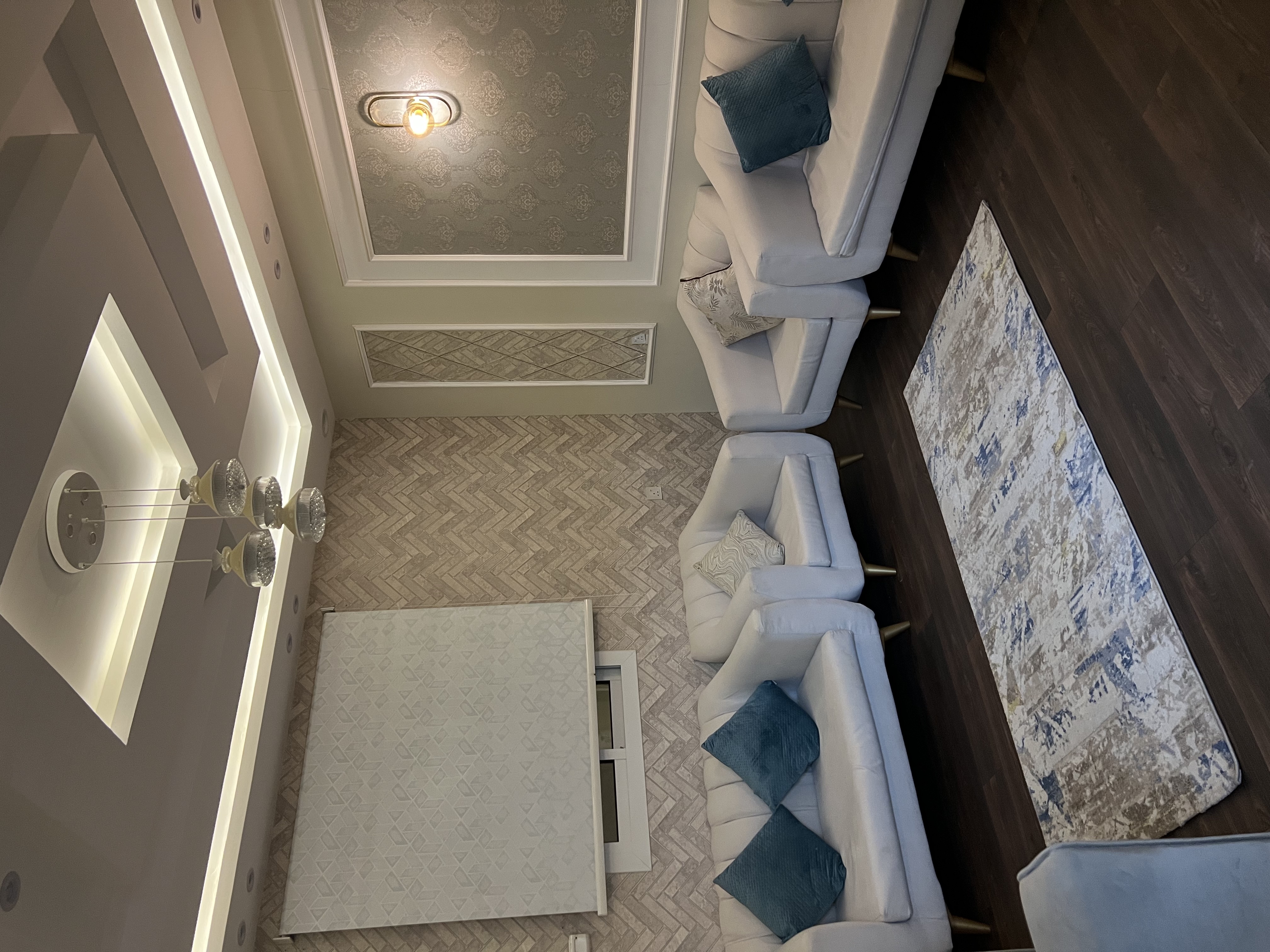 شقه غرفتين نوم وغرفه معيشه