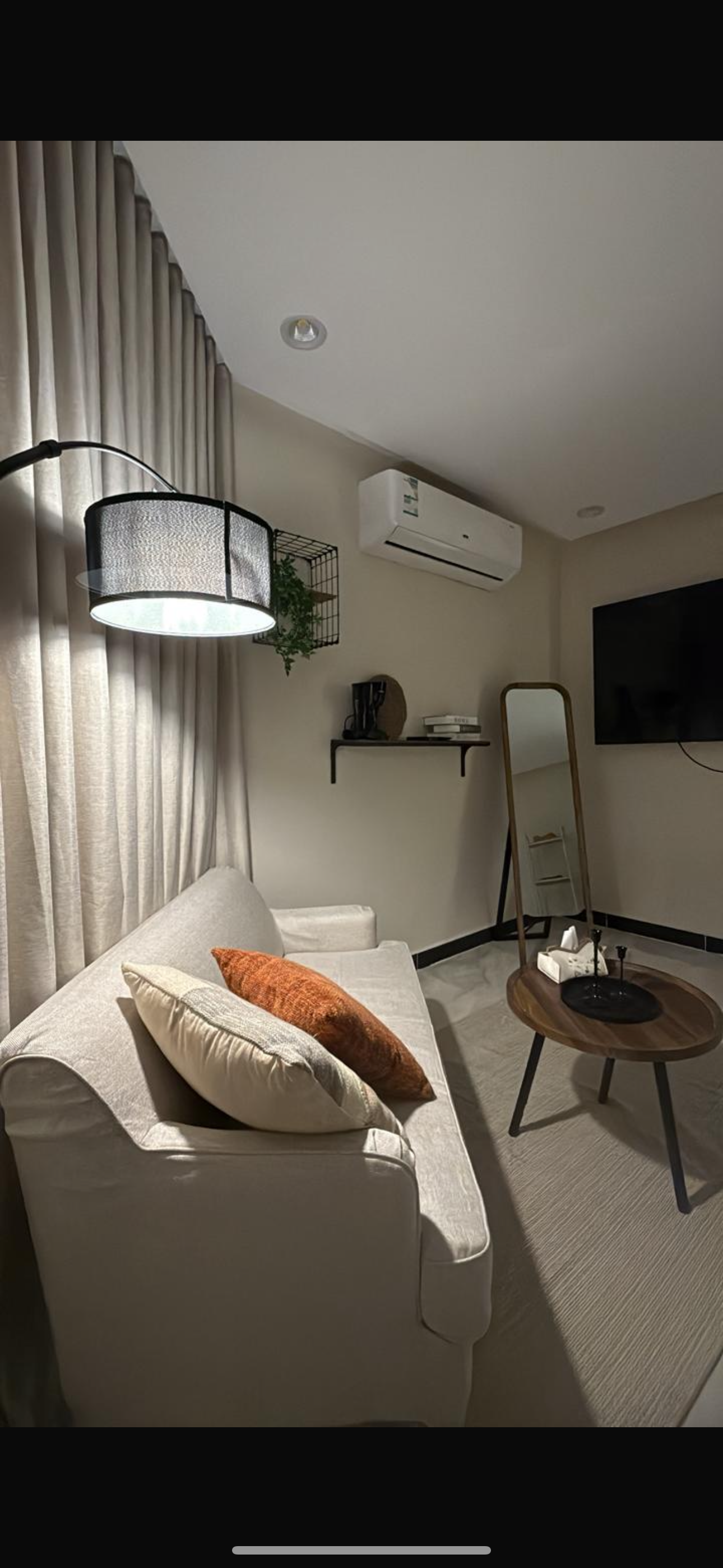 شقه بغرفه نوم وجلسه جانبيه