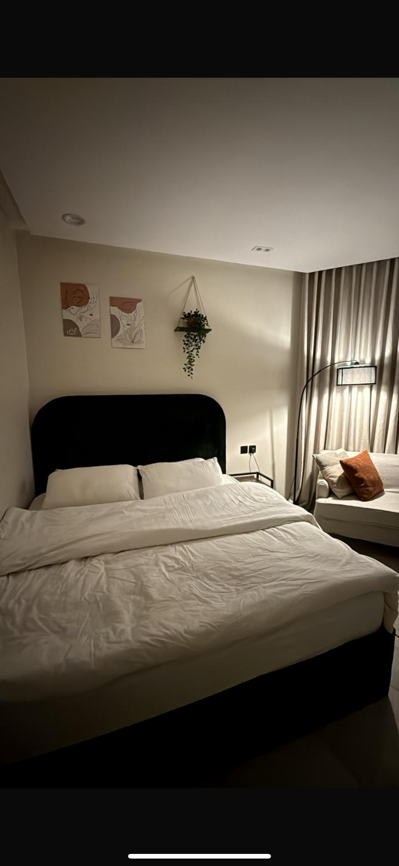 شقه بغرفه نوم وجلسه جانبيه